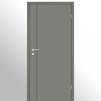 Mala 16 Zimmertür / Innentür mit Zarge RAL 7073 Lavagrau - Designtür Mala 16 Zimmertür / Innentür mit Zarge RAL 7073 Lavagrau - Designtür