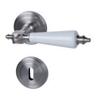 Platon - R weiß - Türdrücker / Rosettengarnitur - Südmetall Platon - R weiß - Türdrücker / Rosettengarnitur - Südmetall