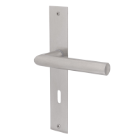 Ronny II Square Plano - LS - Edelstahl satiniert - Türdrücker / Langschildbeschlag - Südmetall Ronny II Square Plano - LS - Edelstahl satiniert - Türdrücker / Langschildbeschlag - Südmetall