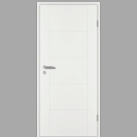 Riva RI7 Zimmertür / Innentür Weiss RAL 9016 mit Zarge CPL Weißlack Riva RI7 Zimmertür / Innentür Weiss RAL 9016 mit Zarge CPL Weißlack