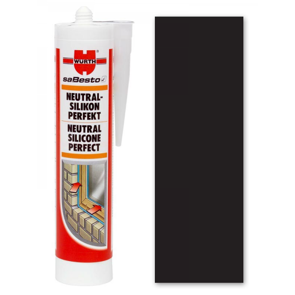 Schwarz Silikon - Dichtstoff / Maleracryl 310 ml