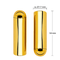 Zierhülse Messing poliert für Türbänder Zierhülse Messing poliert für Türbänder