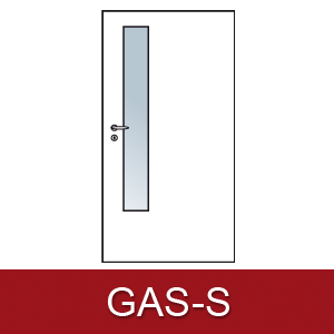 Lichtausschnitt für Zimmertüren GAS-S