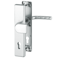 Birmingham - F1 Aluminium natur - Türdrücker / Schutzbeschlag - Hoppe Birmingham - F1 Aluminium natur - Türdrücker / Schutzbeschlag - Hoppe