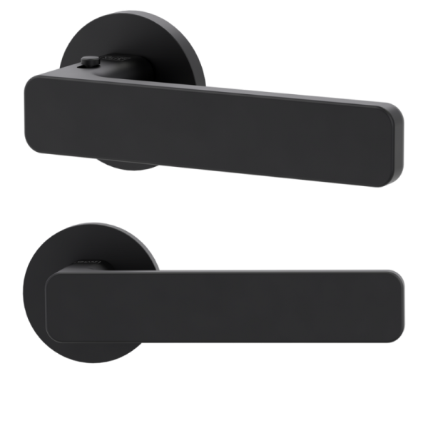 Vaya 265 Minimal Modernn rund - smart2lock - Graphitschwarz - Türdrücker / Rosettengarnitur - Griffwerk Vaya 265 Minimal Modernn rund - smart2lock - Graphitschwarz - Türdrücker / Rosettengarnitur - Griffwerk