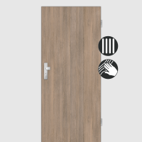 Lärche Dunkel Wohnungstüren / Schallschutztüren CPL Maserung Aufrecht Lärche Dunkel Wohnungstüren / Schallschutztüren CPL Maserung Aufrecht