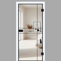 NoirLine 9 - Ganzglastüren / Glastüren mit Zarge Komplettset NoirLine 9 - Ganzglastüren / Glastüren mit Zarge Komplettset