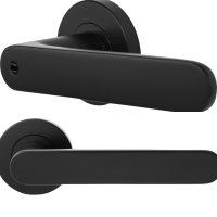 Asolo - Tiefschwarz - Türdrücker - Griffwelt Minimo Asolo - Tiefschwarz - Türdrücker - Griffwelt Minimo