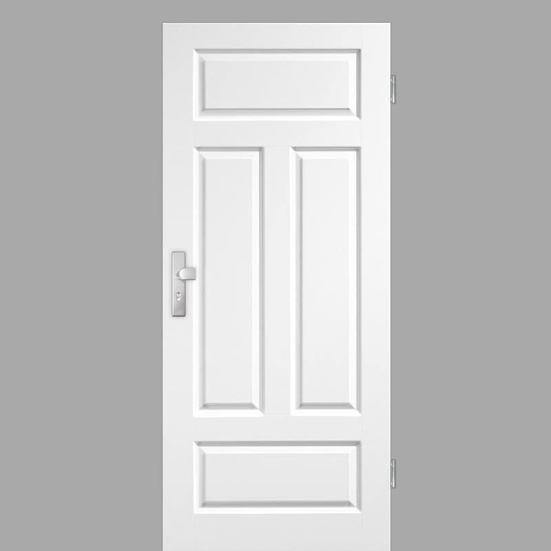 Elegance 04-Q Wohnungstüren / Schallschutztüren RAL 9003 Polarweiss