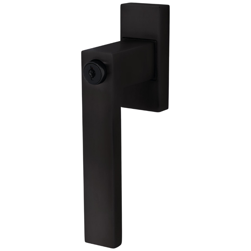 Matteo - Schwarz matt - Fenstergriff / Rasterolive - Südmetall - TBT-Funktion