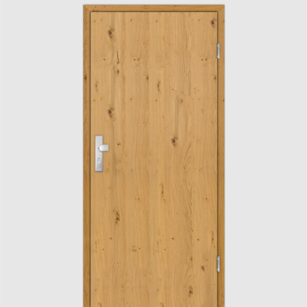 Eiche astig Wohnungstüren / Schallschutztüren mit Zarge Echtholzfurnier
