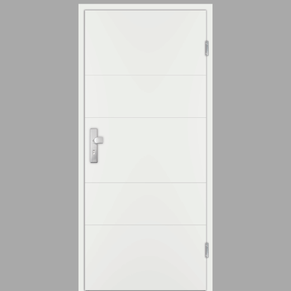 Riva RI9 Wohnungstüren / Schallschutztüren mit Zarge RAL 9016
