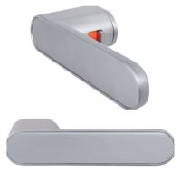 Minimo R - Silbergrau - Türdrücker - Griffwelt Minimo R - Silbergrau - Türdrücker - Griffwelt